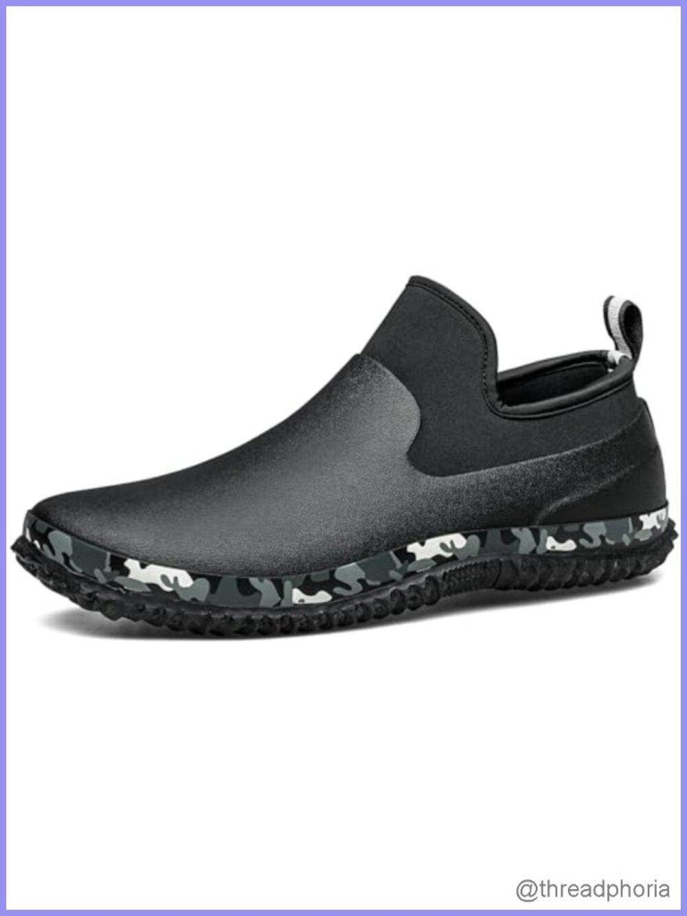 TENGTA Unisex Waterproof Rubber Garden Rain Boots Neoprene Ankle Work Shoes